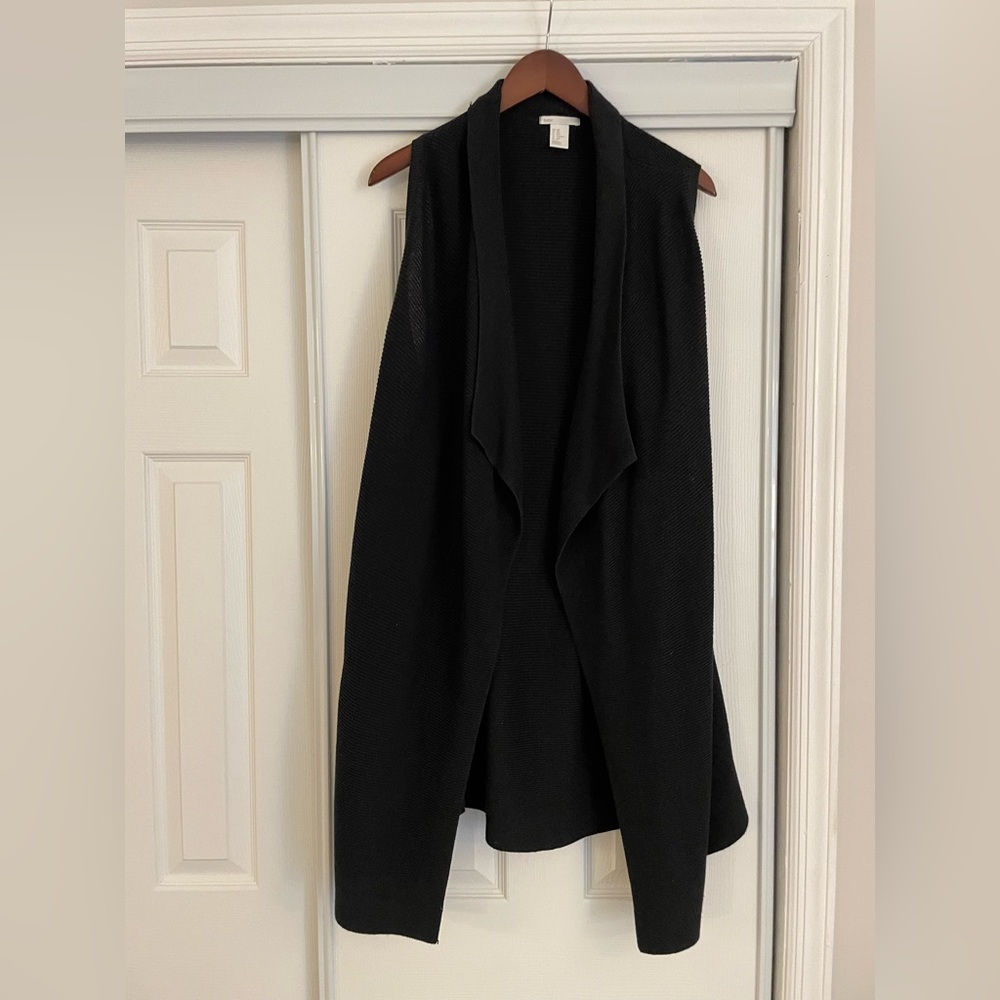 H&M Basic Black Cardigan Size M/L